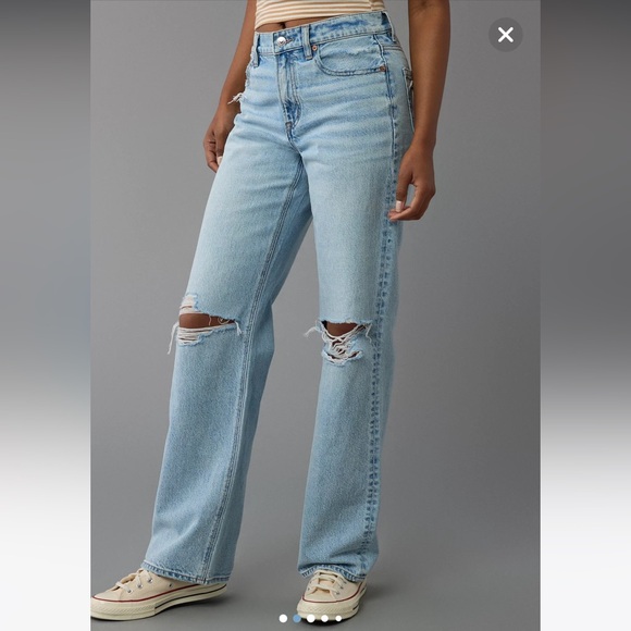 American Eagle Stovepipe Jeans Size 6 - Picture 7 of 8